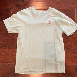 Psycho Bunny Aqua Tee with Logo